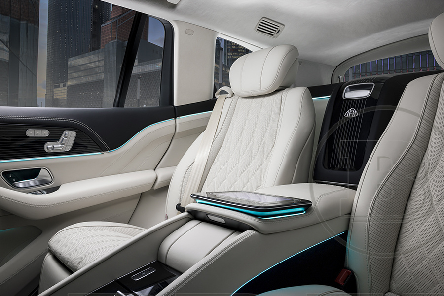 GLS Maybach белый салон
