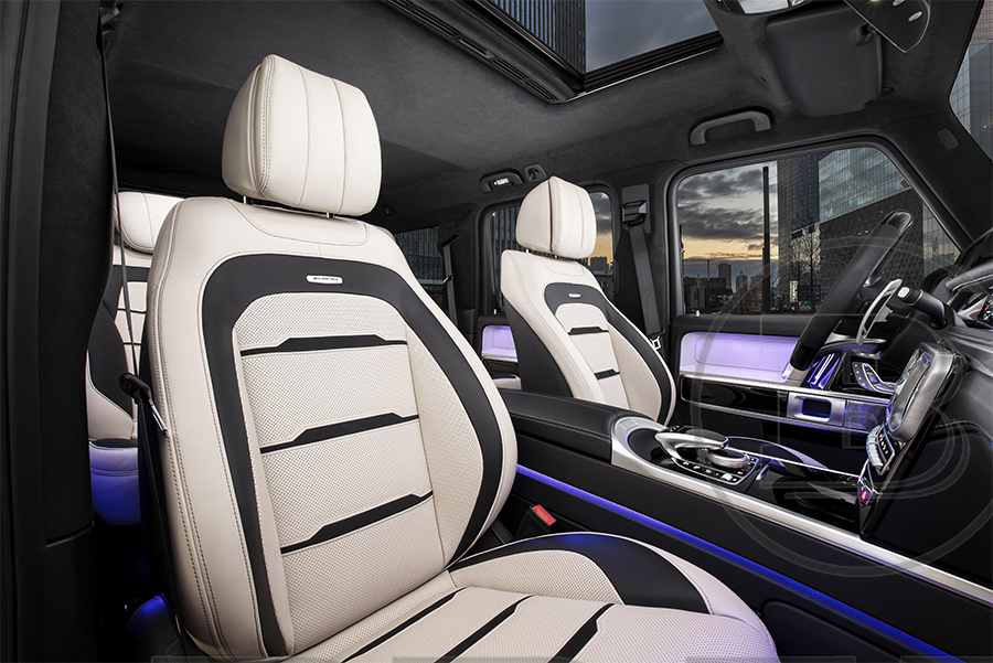 G 63 Черно-белый салон
