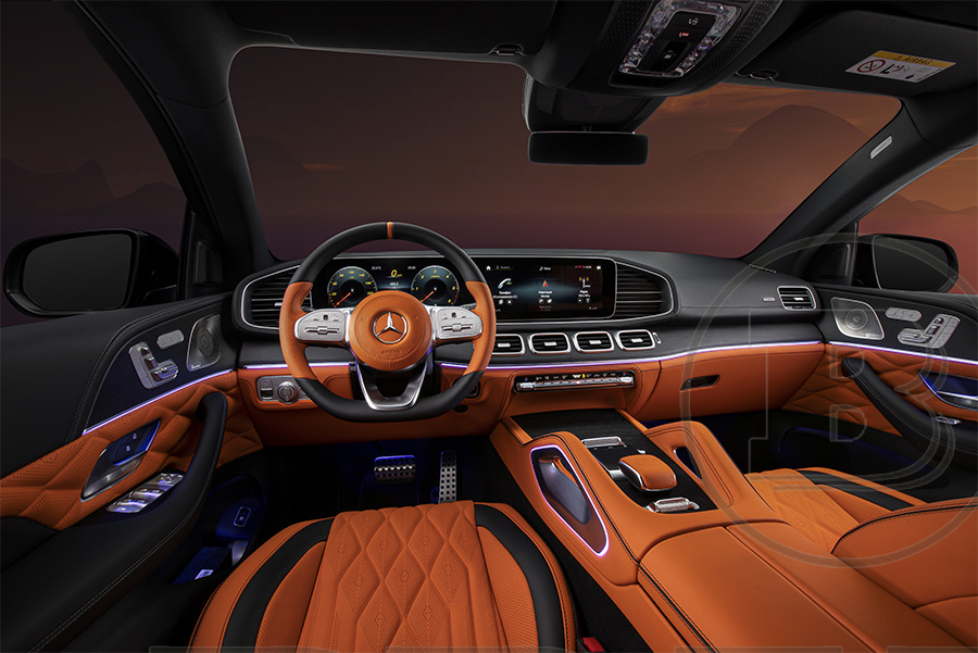 GLE Оранжевый салон