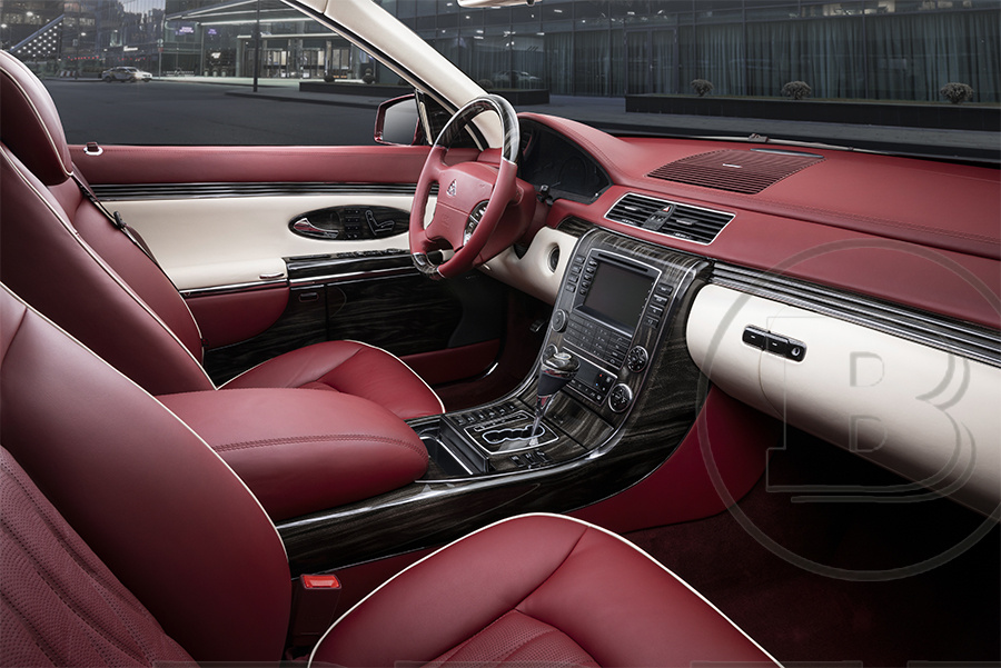 S 57 Maybach Красный салон